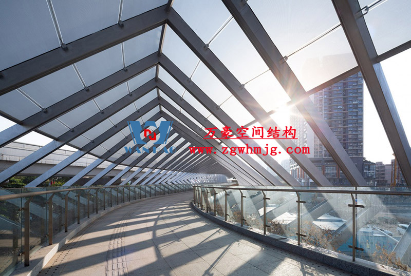 深圳龍崗三館一城ETFE連廊膜結構